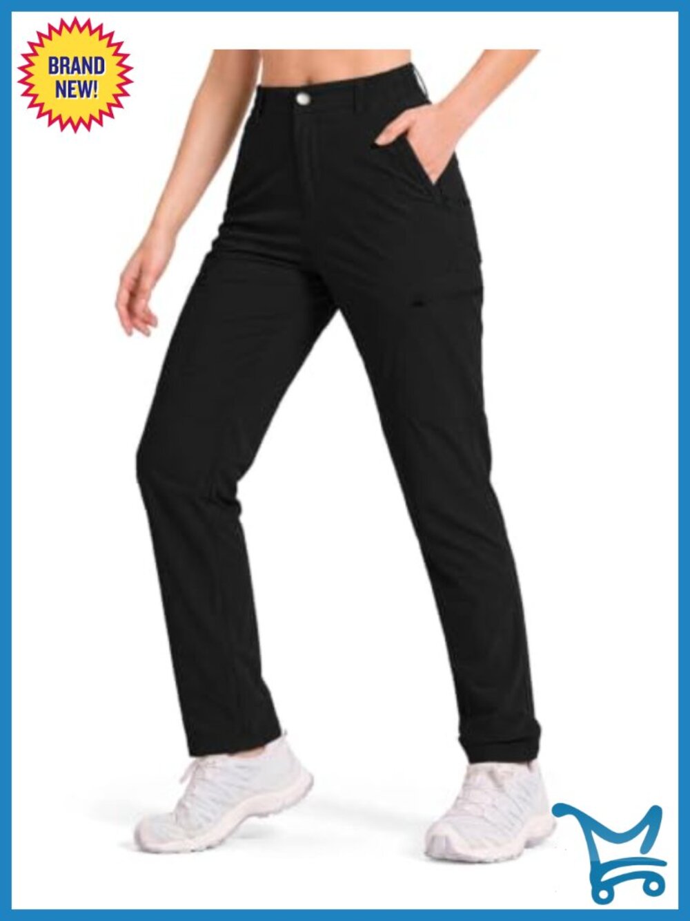 Women's Lightweight Hiking Cargo Pants Nylon Blend